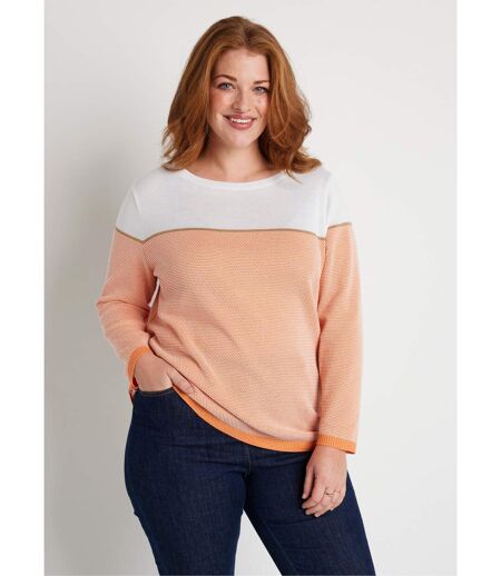 Pull fin col rond manches longues
