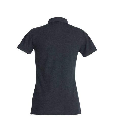 Polo Premium Femme Anthracite Clique