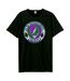 T-shirt Stealie Adulte Anthracite Violet Vert Amplified-1