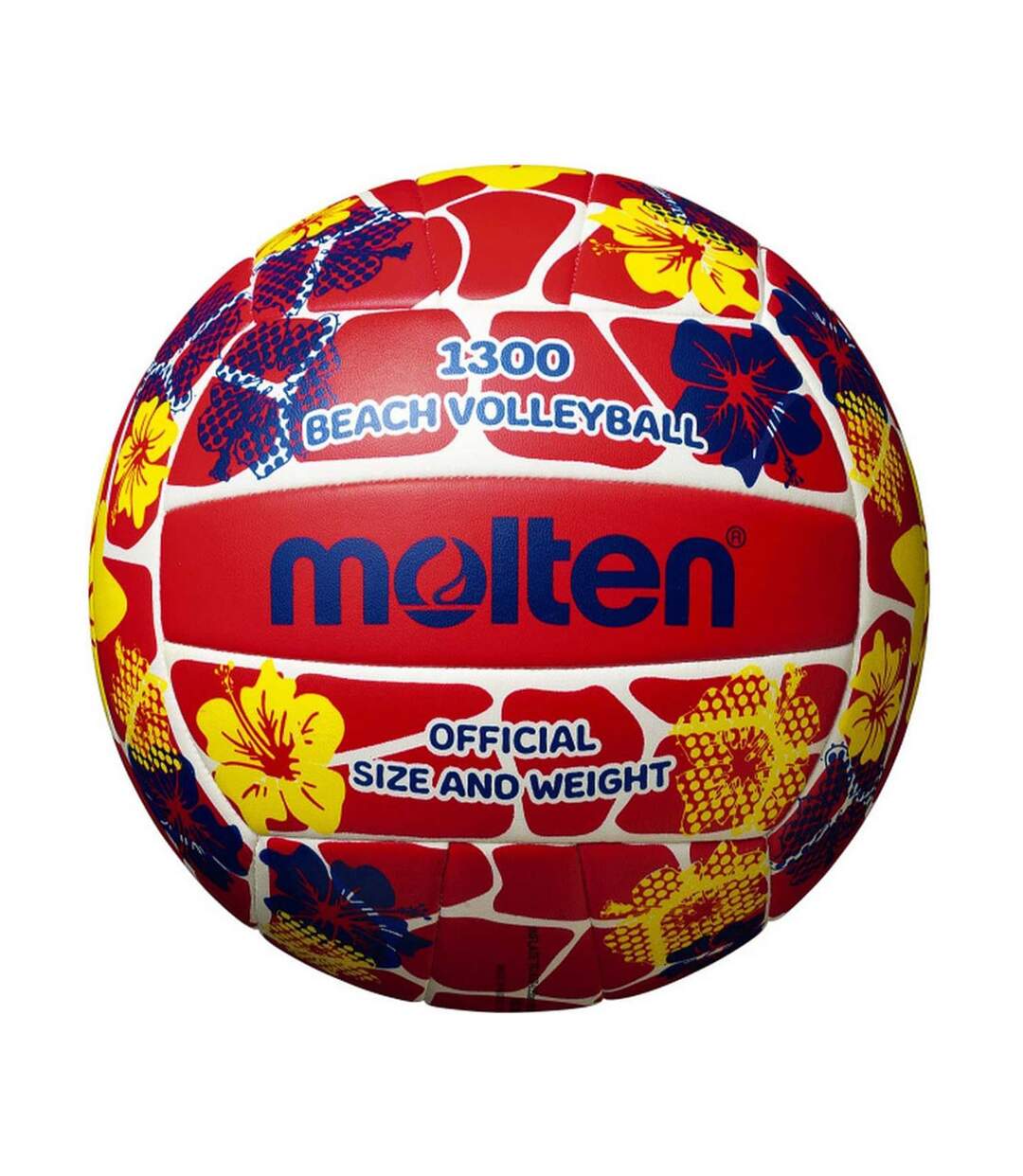 Ballon De Volley-ball Motif/style Plage Taille 5 Rouge Molten-1