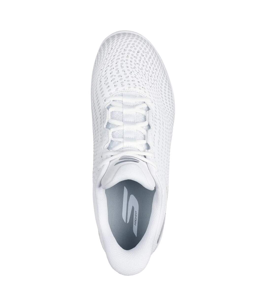 Mens Viper Court Reload Relaxed Fit Trainers White Skechers-4