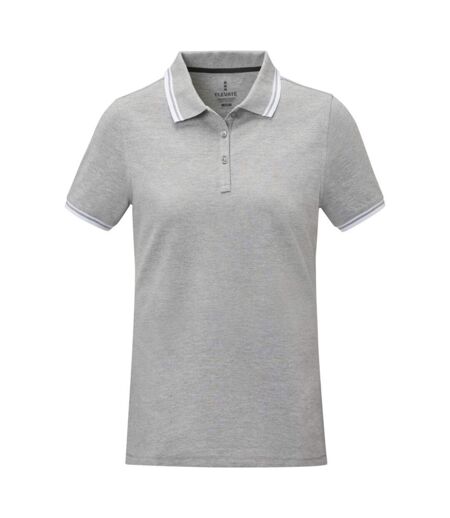 Elevate Womens/Ladies Amarago Short-Sleeved Polo Shirt (Heather Grey)