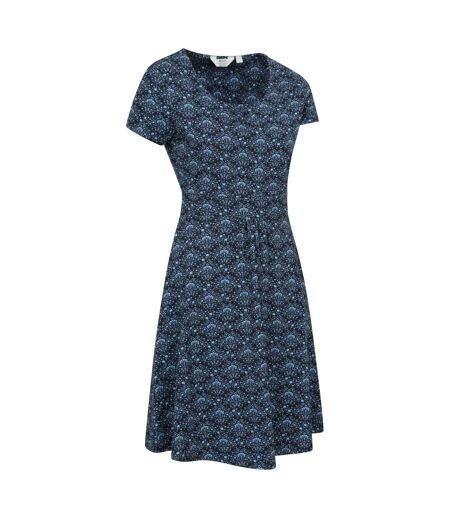 Womens/ladies Orchid Floral Uv Protection Dress Navy Mountain Warehouse