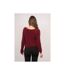 Pull court en maille poilue encolure dégagée KYNAELLE - Dona X Lisa-2