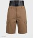 CHALLENGER INCA3 : Bermuda en coton camel pour homme avec taille élastiquée tout confort-2