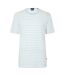 Polo Manches Courtes Motif/style Détail Contrasté Homme Bleu Pastel Boss-1