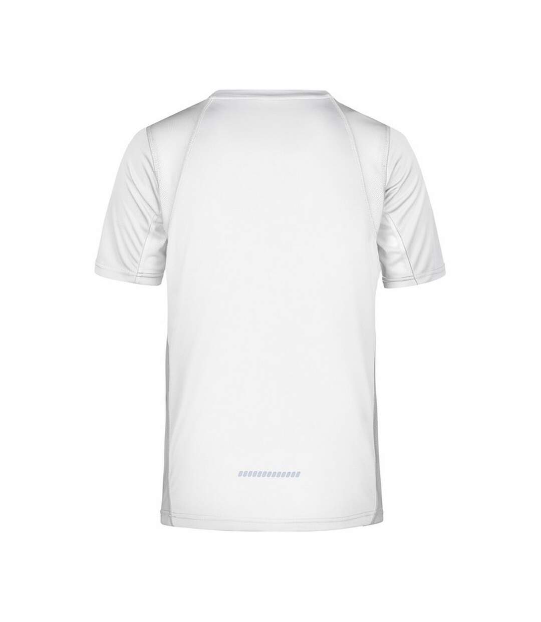 T-shirt Course À Pied Homme Blanc James And Nicholson-2