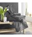 Lot de 2 Gants de Toilette Tendresse 15x21cm Anthracite-4