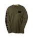T-shirt Manches Longues Homme Vert Foncé Caterpillar-1