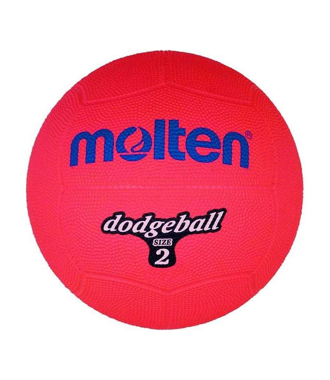 Balle Pour Balle Au Prisonnier En Caoutchouc Db2 Taille Unique Rouge Molten-1
