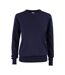Womens/ladies Oakville Knitted Sweatshirt Dark Navy Cutter & Buck-1