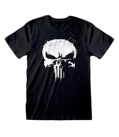 The Punisher Unisex Adult Logo T-Shirt (Black)