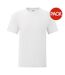 T-shirt iconic hommes blanc Fruit of the Loom-1