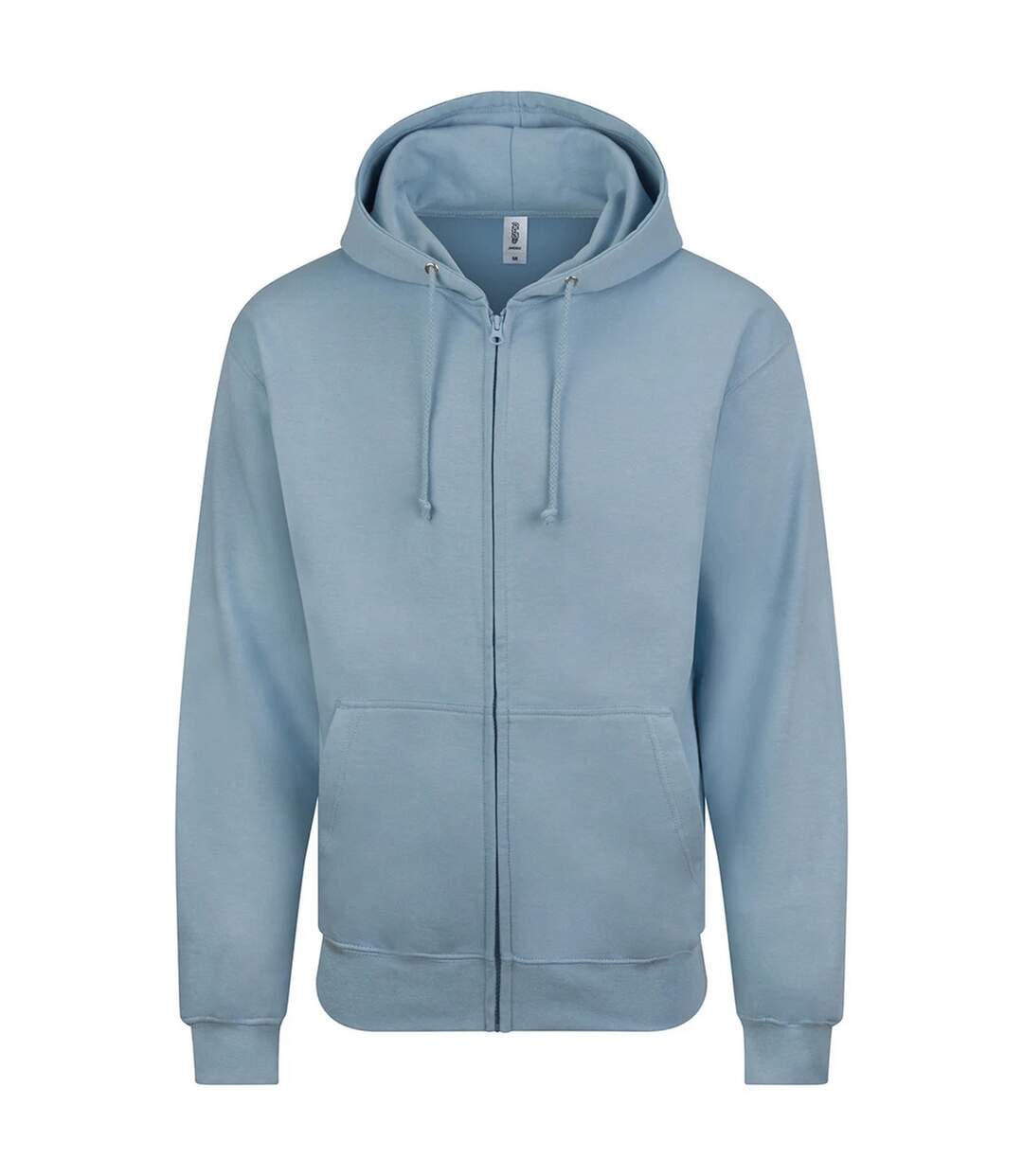 Sweatshirt À Capuche Et Fermeture Zippée Homme Bleu Ciel Awdis-1