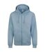 Sweatshirt À Capuche Et Fermeture Zippée Homme Bleu Ciel Awdis-1