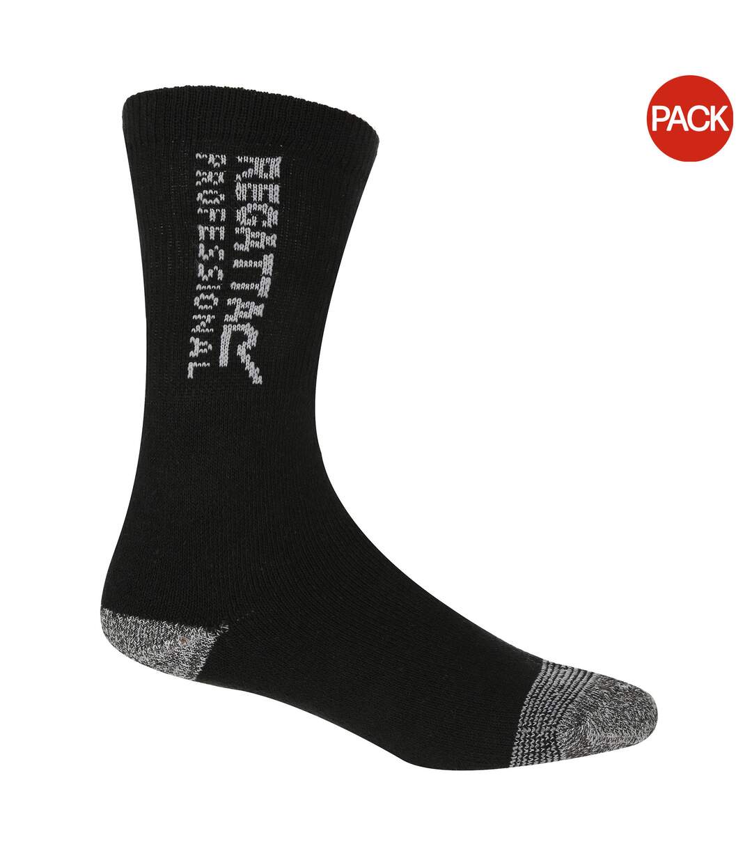 Chaussettes De Travail 3 Paires Homme Noir Regatta-2