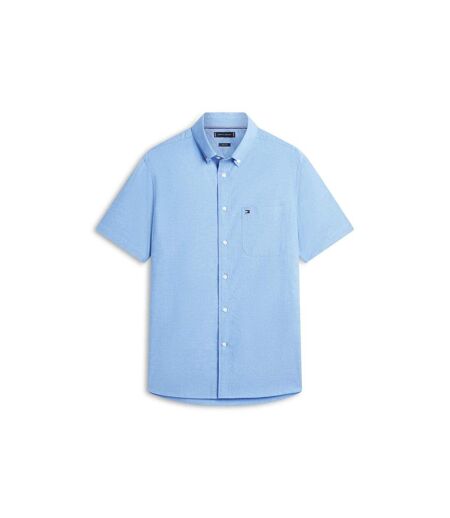 Chemise Manches Courtes Homme Bleu Tommy Hilfiger
