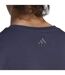 Mens Essentials Logo Cotton T-shirt Navy Adidas-4
