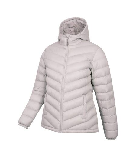 Womens/ladies Seasons Padded Jacket Light Beige Mountain Warehouse