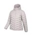 Womens/ladies Seasons Padded Jacket Light Beige Mountain Warehouse-3