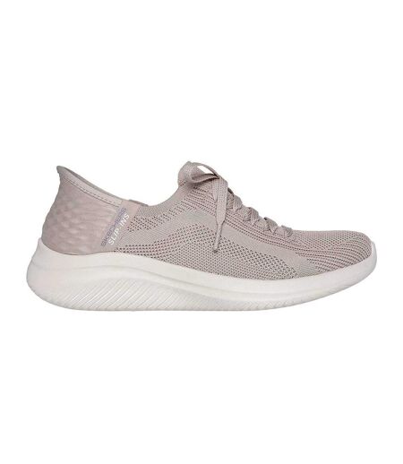 Womens/ladies Ultra Flex 3.0 Brilliant Trainers Beige Skechers