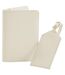 Bagbase Boutique Passport Holder and Luggage Tag Set (Oyster) (One Size) - UTBC4990