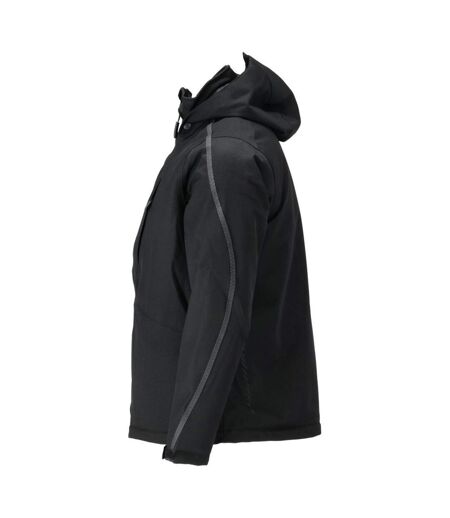 Mens Customised Winter Jacket Black Mascot
