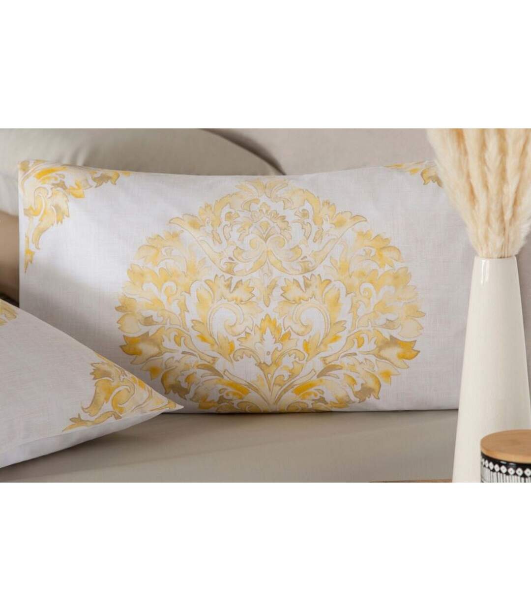 Persia duvet cover set white/saffron Belledorm-2