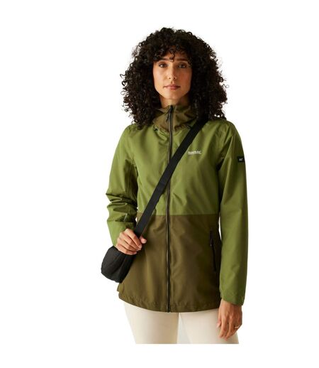 Veste Imperméable Hamara Femme Vert Néphrite Kaki Regatta