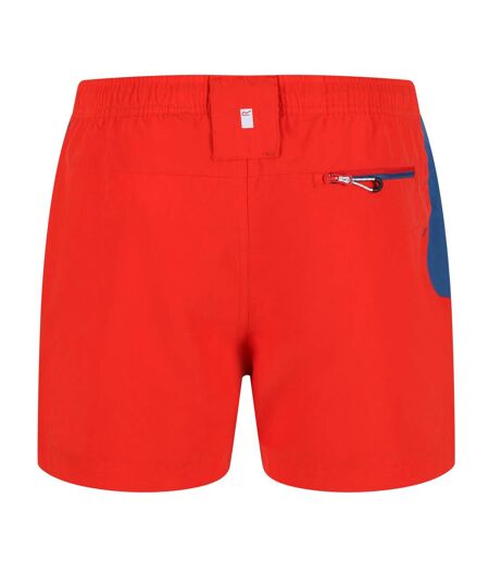 Regatta Mens Rehere Shorts (Fiery Red/Dynasty Blue)