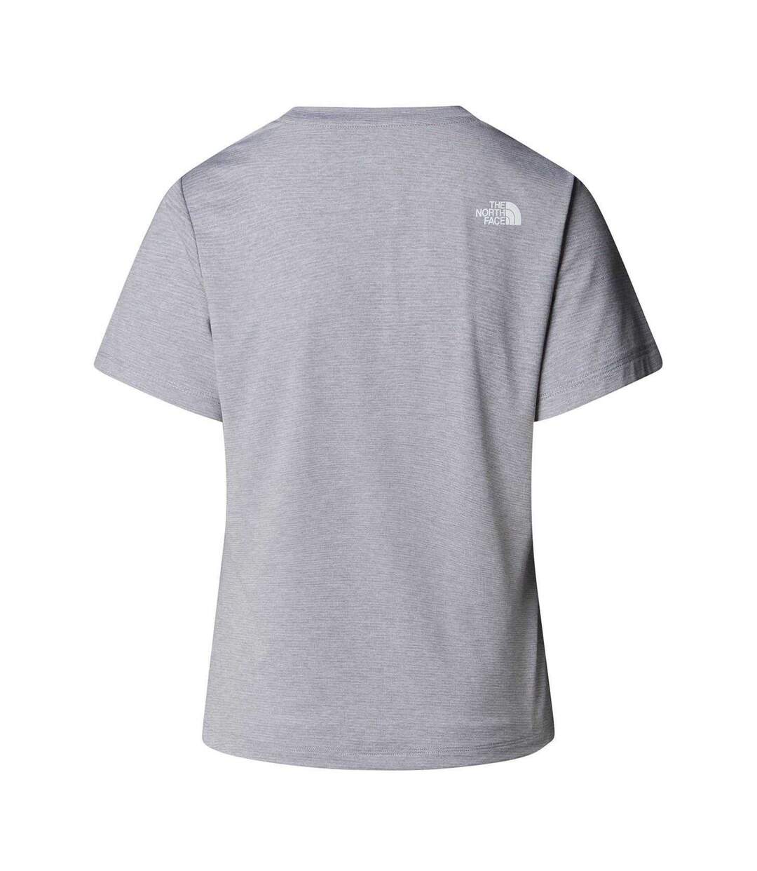 T-shirt Femme Gris Chiné The North Face-2