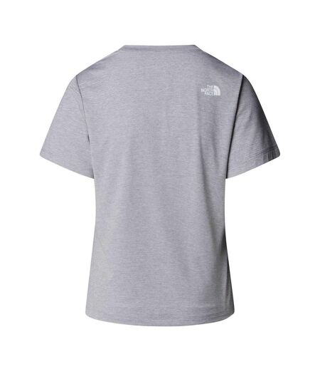 T-shirt Femme Gris Chiné The North Face