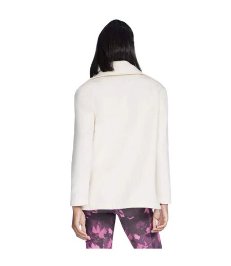 Womens/ladies Go Snuggle Jacket Off White Skechers