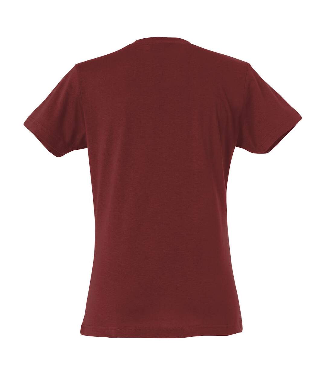 T-shirt femme bordeaux Clique