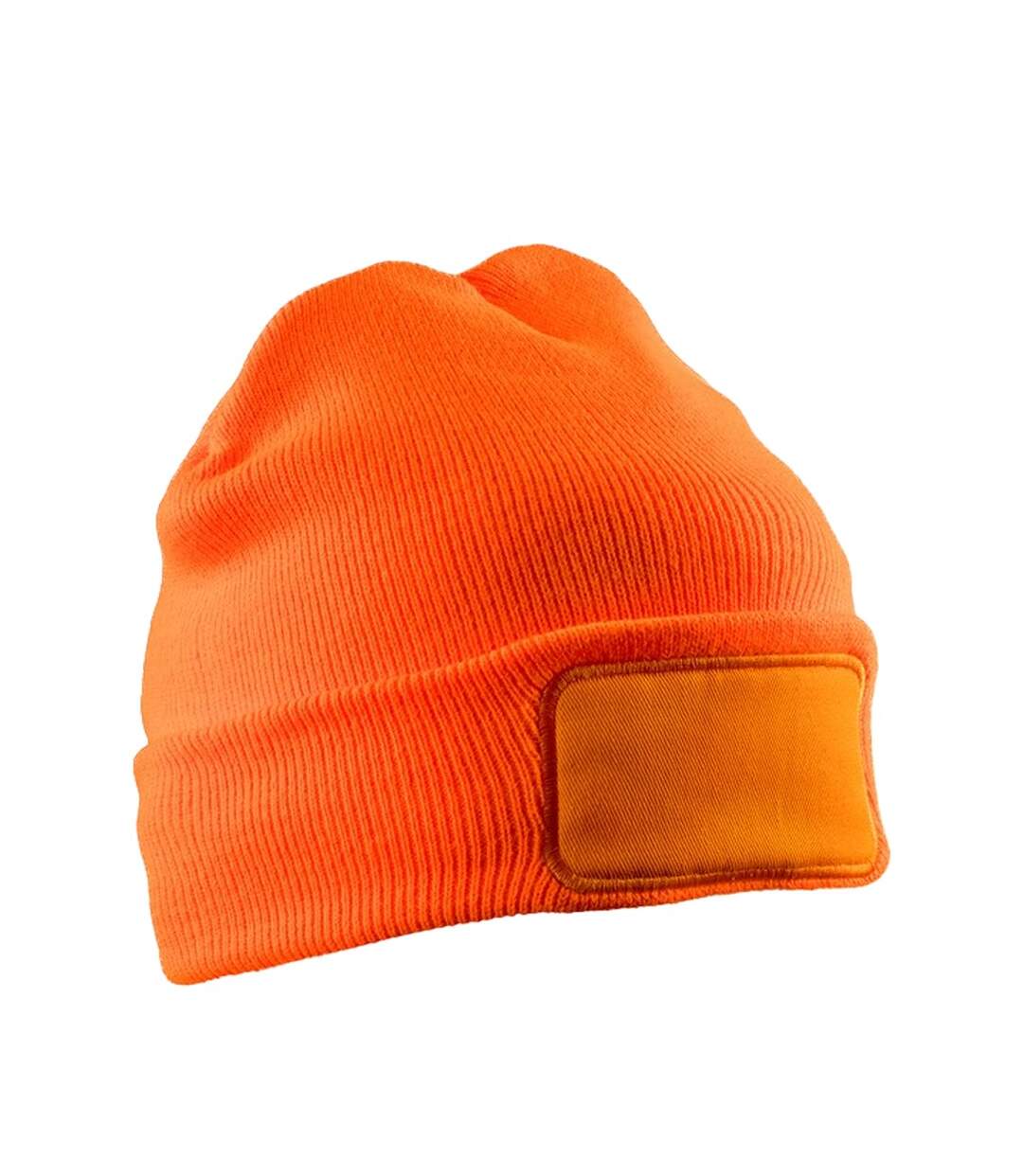 Bonnet adulte orange fluo Result Winter Essentials