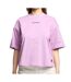 T-shirt Violet Femme Superdry Tech Boxy - 38