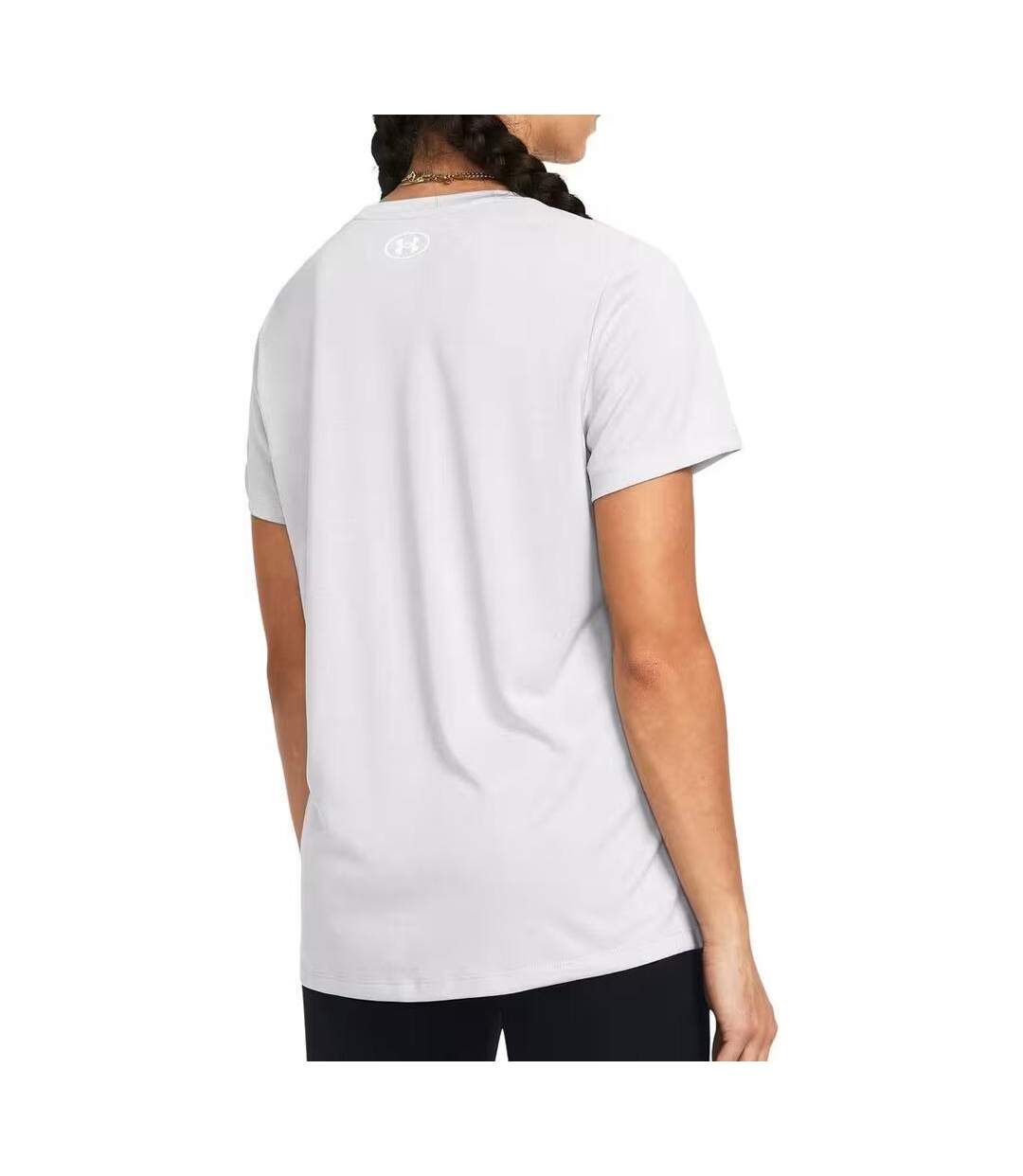 T-Shirt gris clair femme under armour tech-2