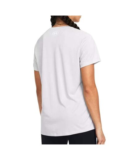 T-Shirt gris clair femme under armour tech