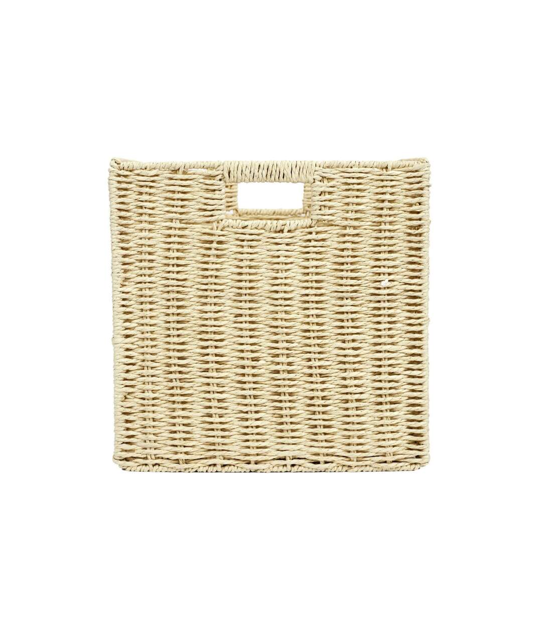 Boîte de Rangement Pliable Tressée 30x30cm Naturel-2