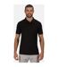 Mens Honestly Made Recycled Polo Shirt Black Regatta-1