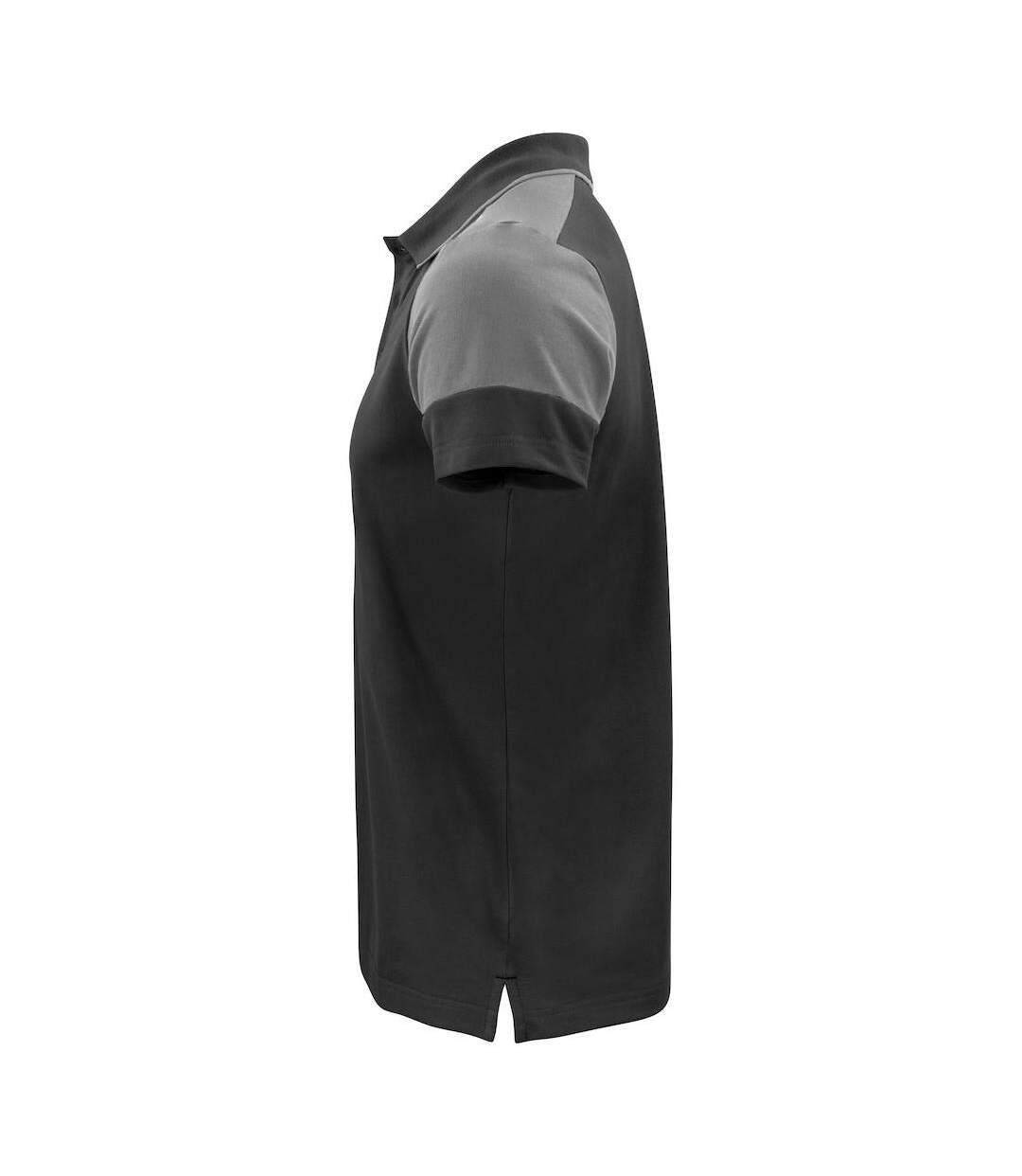 Polo Prime Homme Noir Gris Printer-3