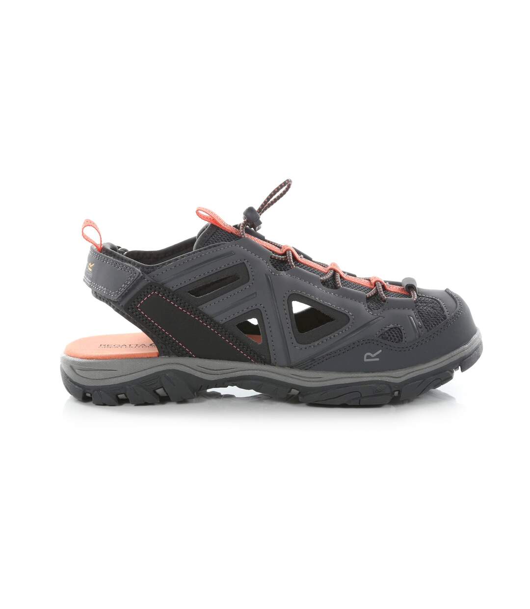Womens/ladies westshore ii sandals granite/fusion coral Regatta-4
