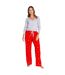 Bas De Pyjama Motif/style Imprimé Étoile En Alu Femme Rouge PJ Salvage-1