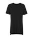 Comfy Co Womens/Ladies Oversized Sleepy T Short Sleeve Pajama T-Shirt (Black)