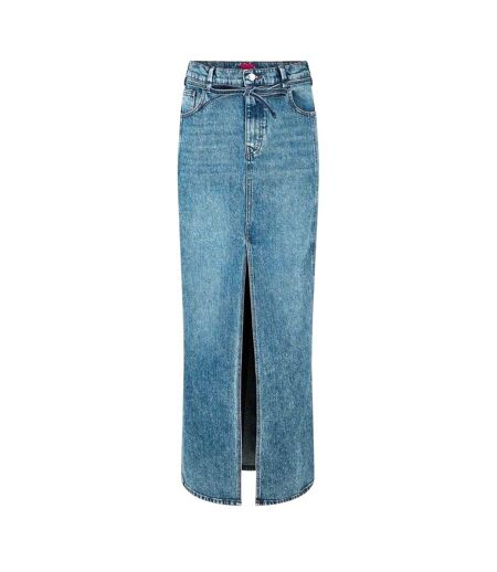 Jupe Longue Getini Femme Bleu Vif Hugo