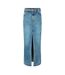 Jupe Longue Getini Femme Bleu Vif Hugo-2