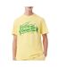 T-shirt jaune homme lacoste th0284-1