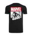 Mens Avengers Smashing Hulk T-shirt Noir MerchCode-1