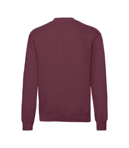 Sweat classic adulte bordeaux Fruit of the Loom