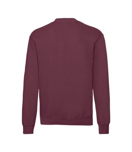 Fruit of the Loom Unisex Adult Classic Drop Shoulder Sweatshirt (Burgundy) - UTPC4446